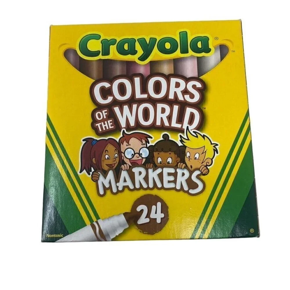 Colors of the World Washable Skin Tone Markers, 24 Count
